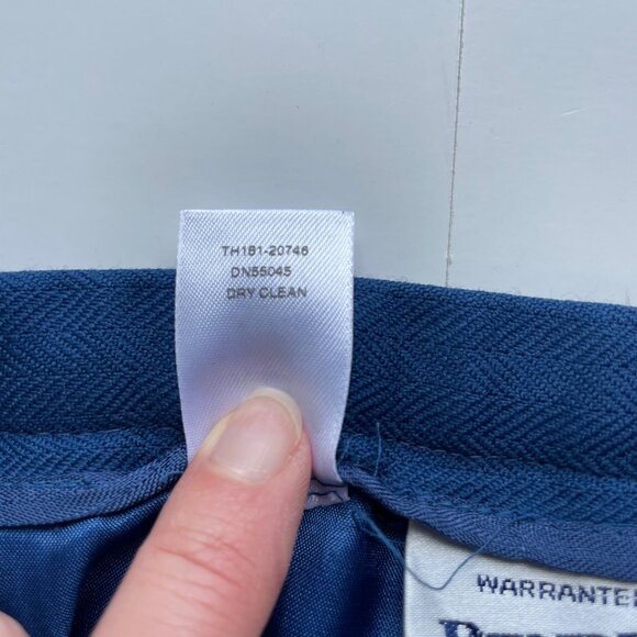 Pendleton Women’s Flat Front Trousers Slacks Pants Size 10 Blue 100%‎ Wool Lined - Picture 10 of 14